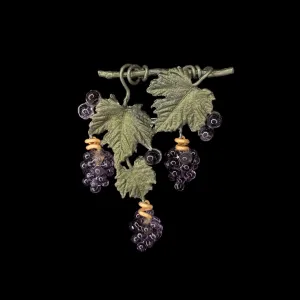 Wild Grape Vine Brooch